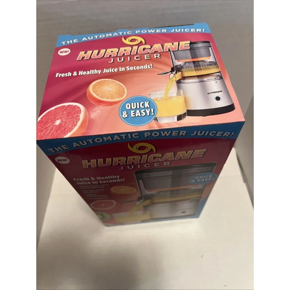 Hurricane Juicer - AS SEEN ON TV Powerful Compact Cordless - One-Touch Operation